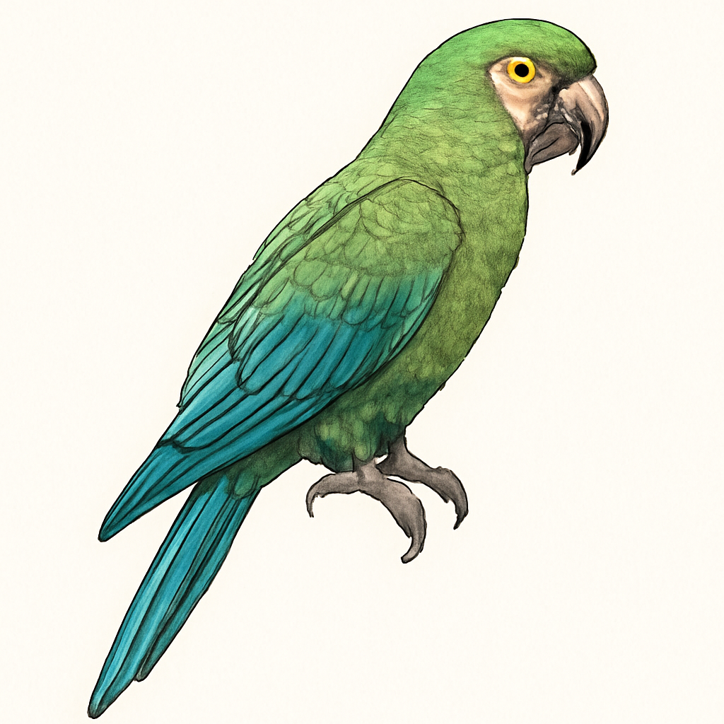 Illustration de Ara d'Illiger