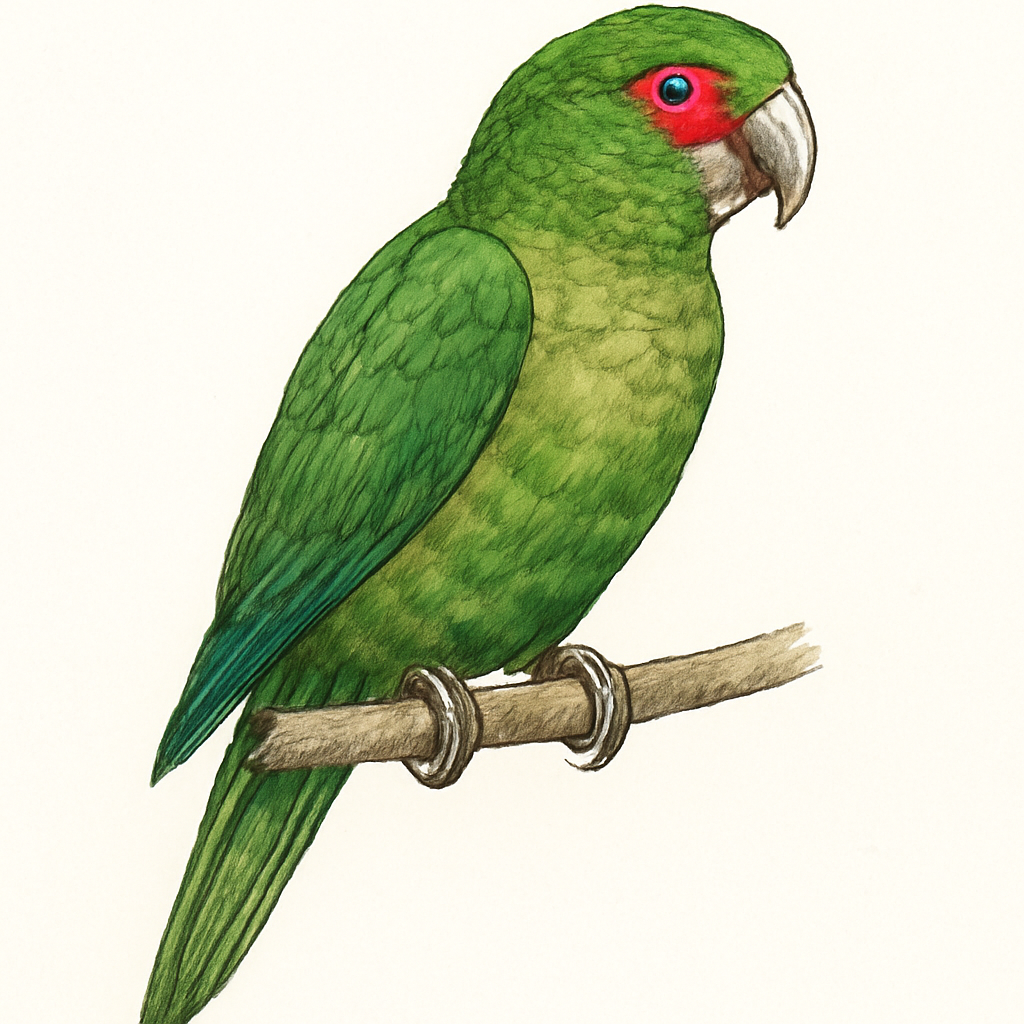Socorro Parakeet illustration