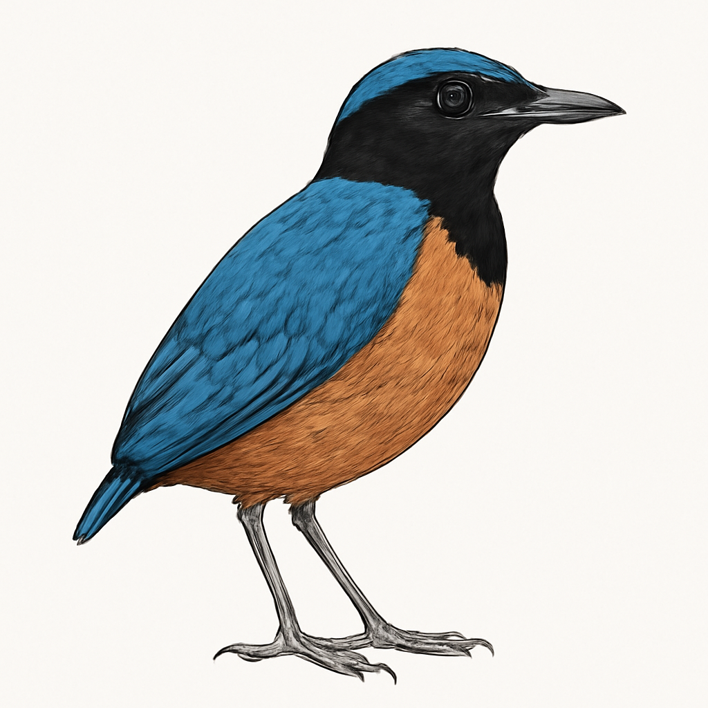 Giant Pitta illustration