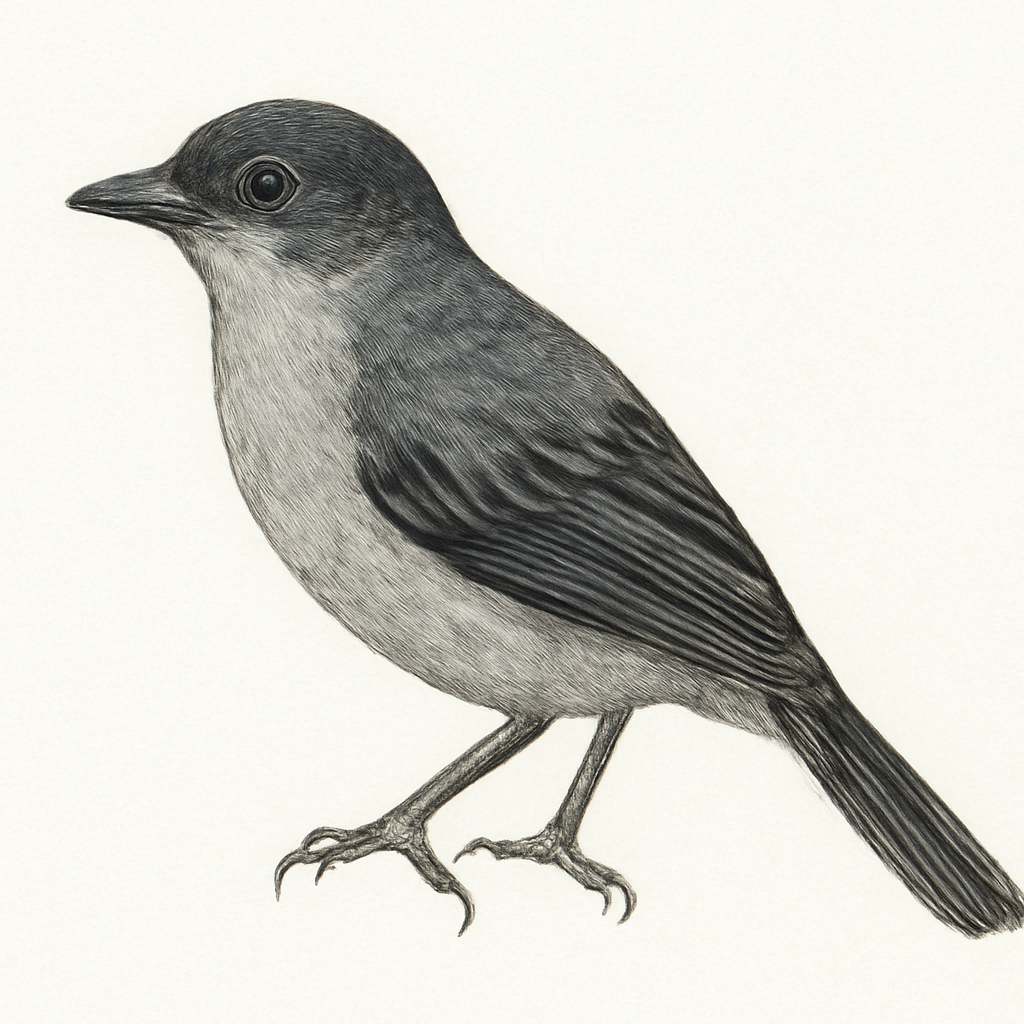 Natterer's Slaty-Antshrike illustration