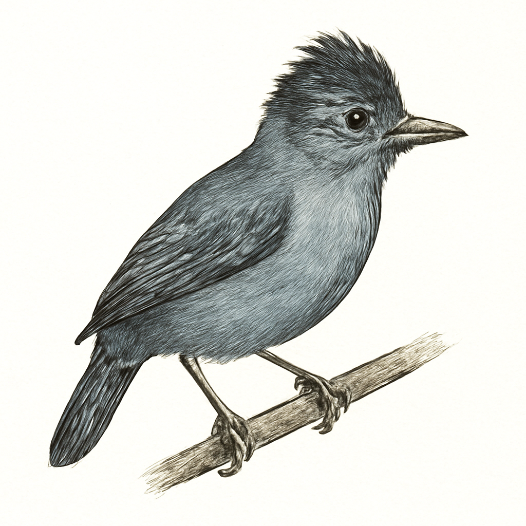 Illustrazione di Bluish-slate Antshrike