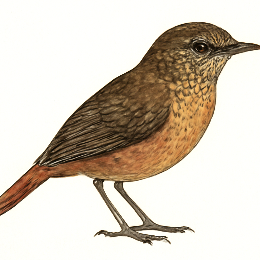 Illustration de Myrmidon à queue rousse