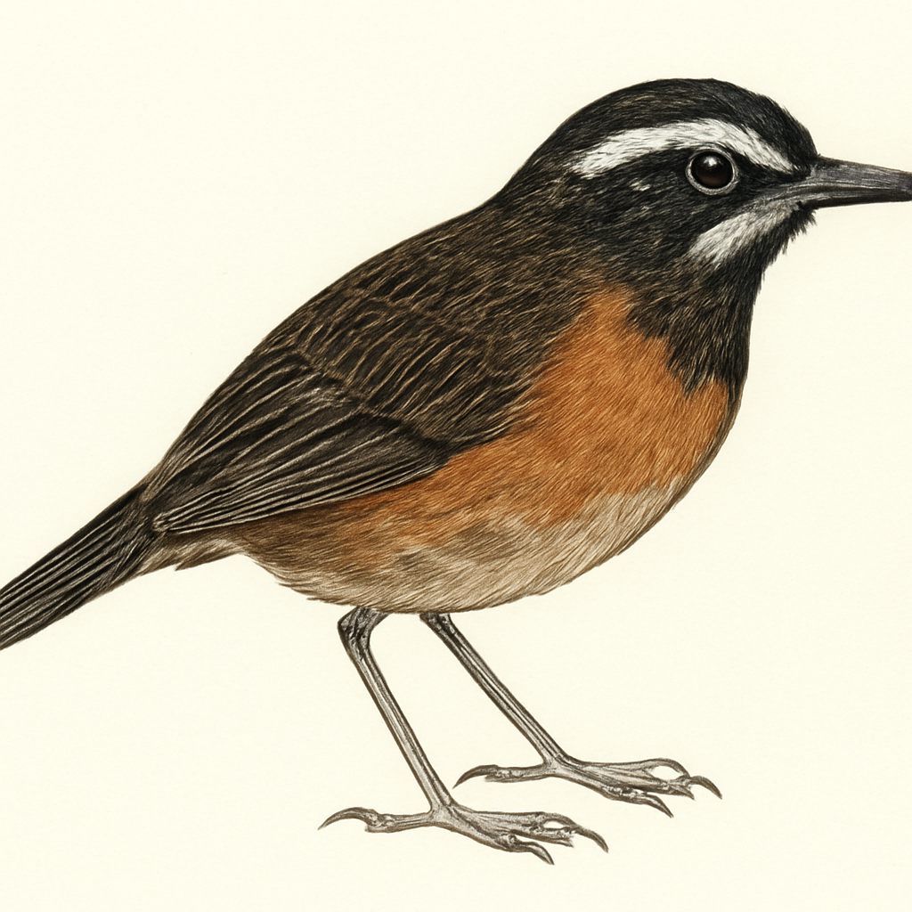 Illustrazione di Parker's Antbird