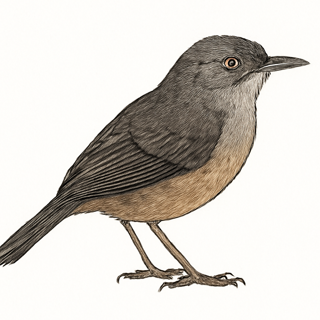 Illustratie van Tiranmiervogel