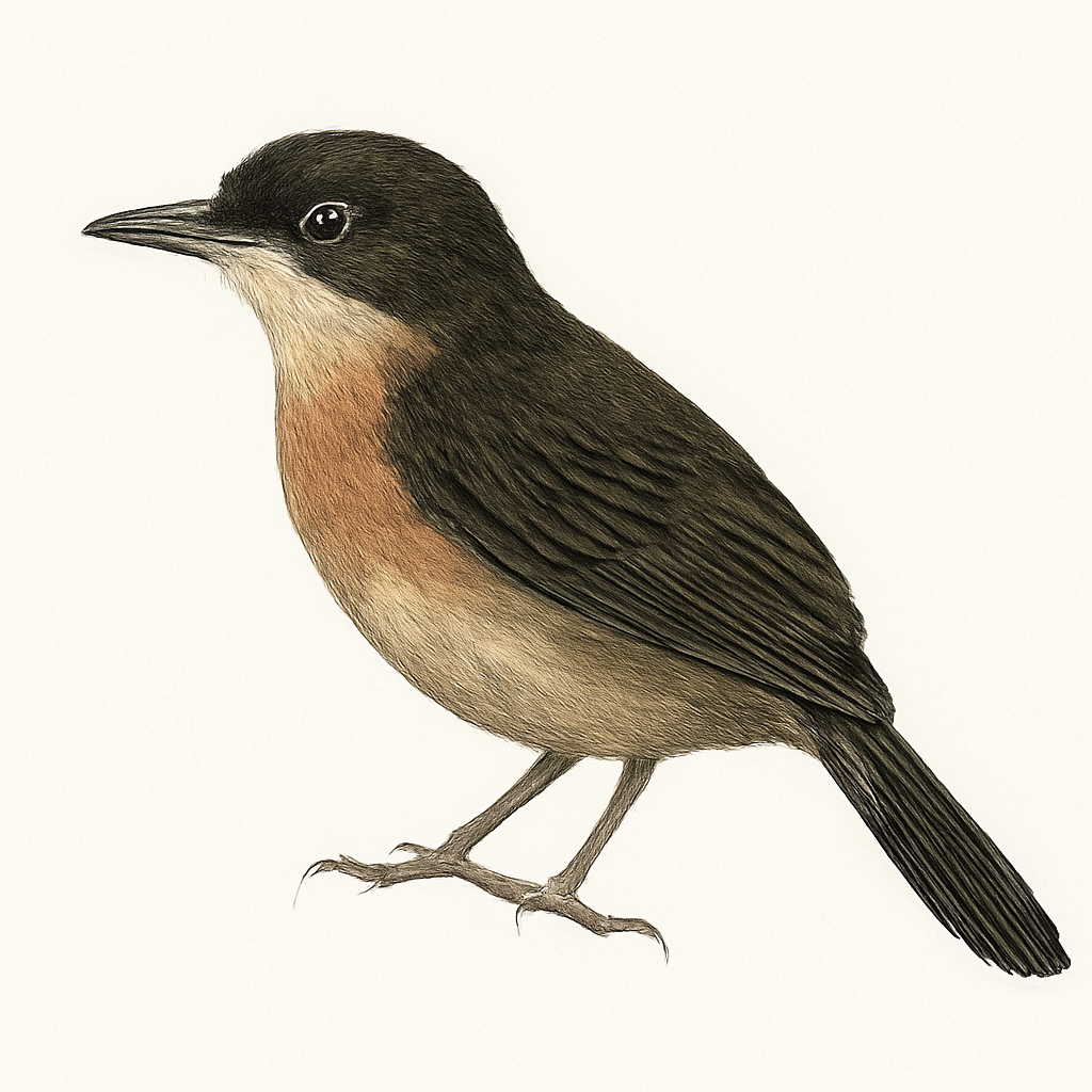 Illustratie van Zeledonmiervogel