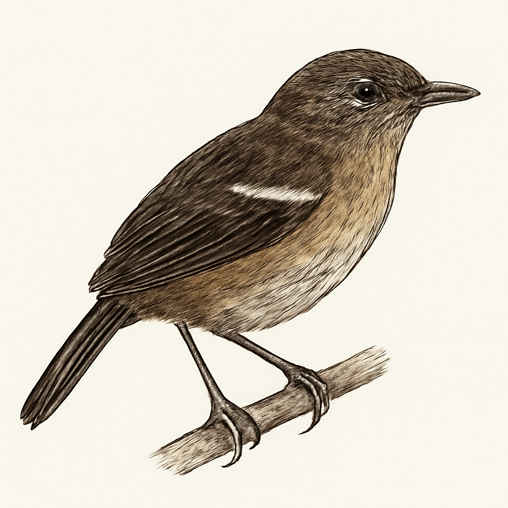 Illustrazione di Wing-banded Antbird