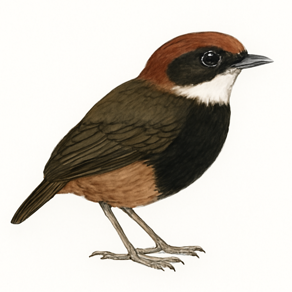 Black-bellied Gnateater illustration