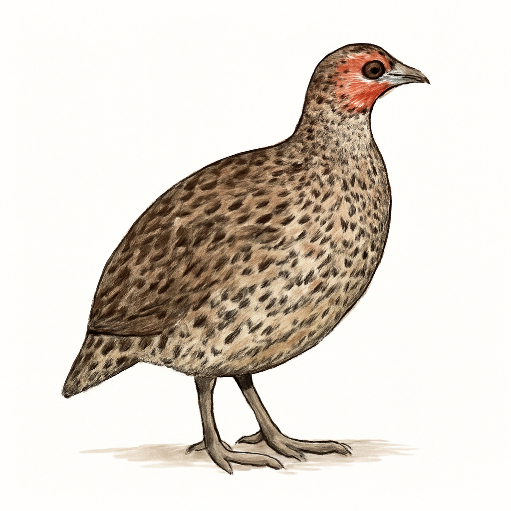 Ilustração de swamp francolin