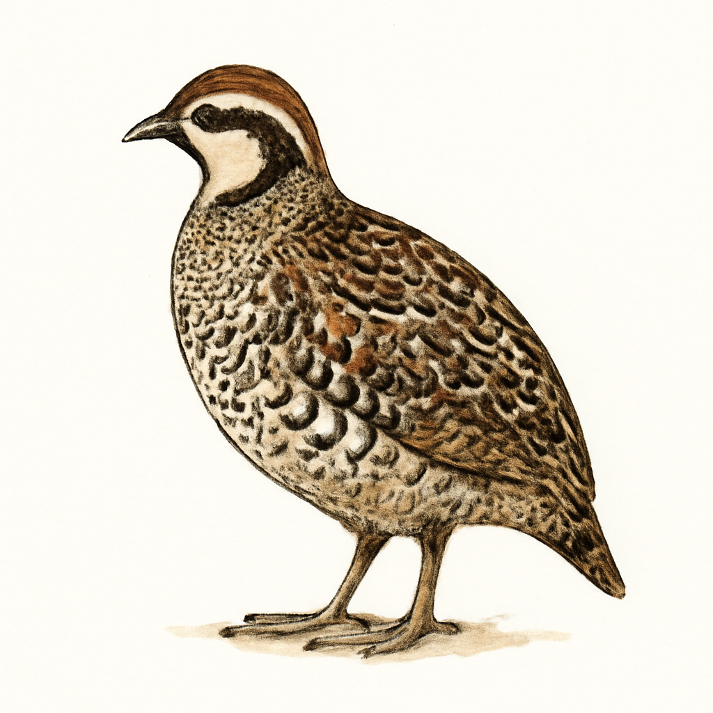 Illustration de Francolin peint