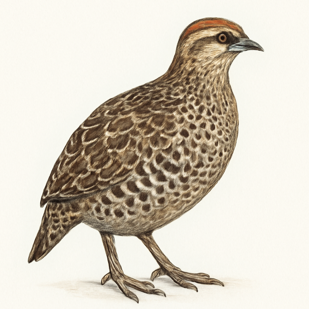 Ilustração de finsch's francolin