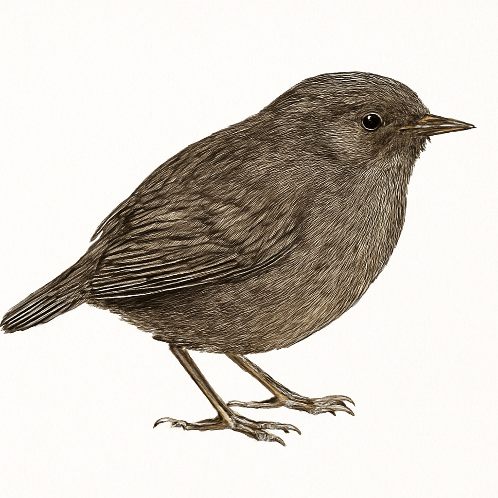 Illustrazione di Dusky Tapaculo
