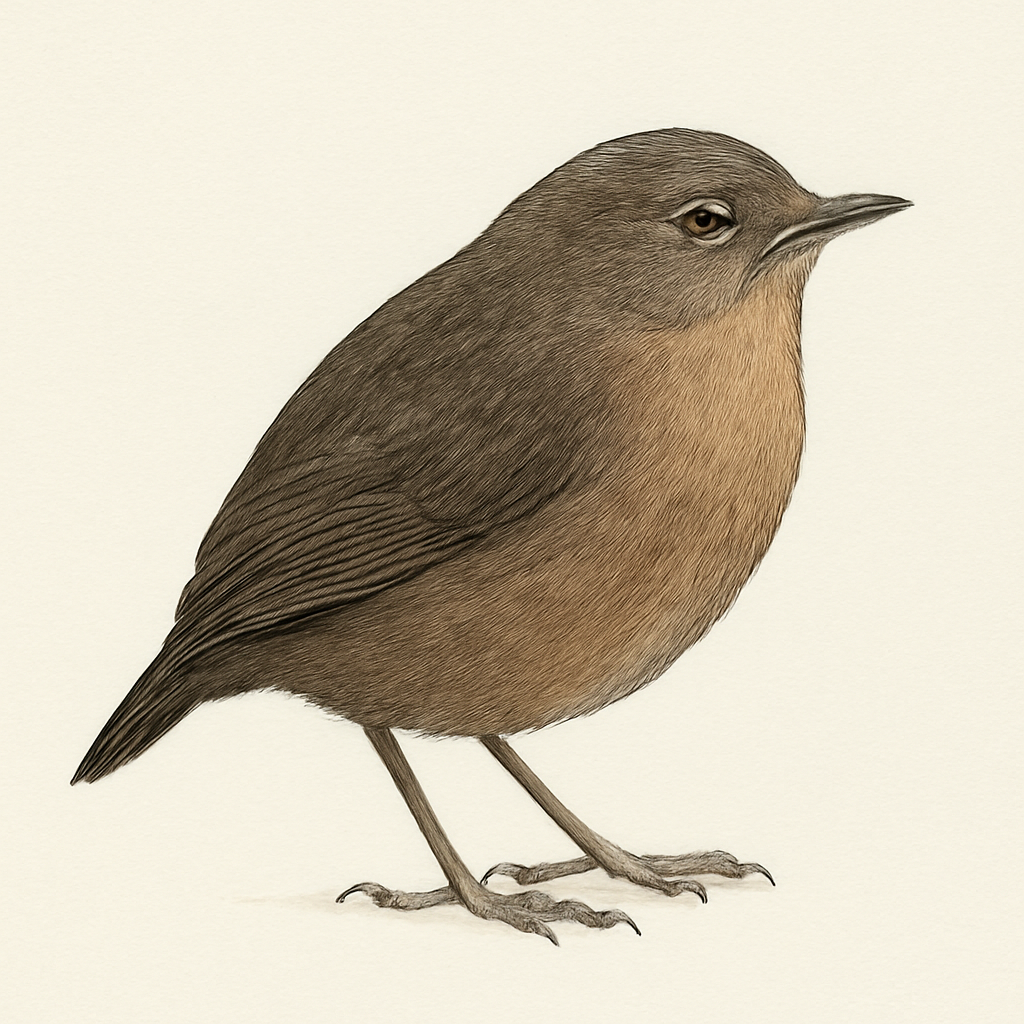 Illustrazione di Utcubamba Tapaculo