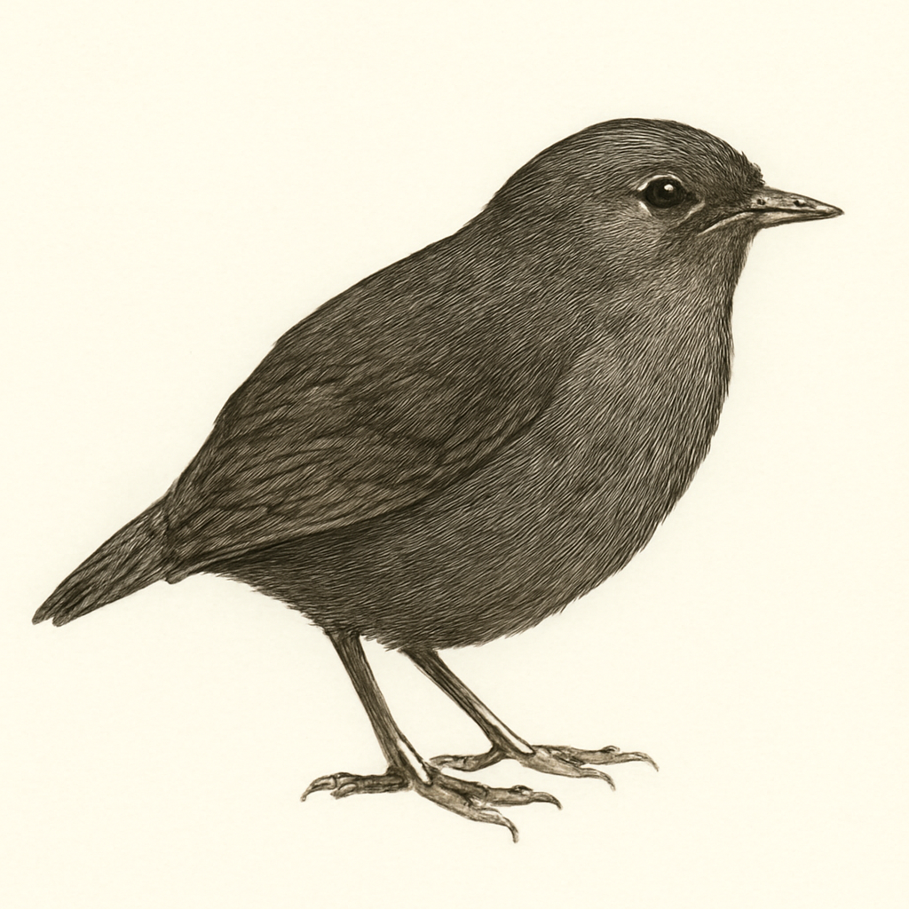 Illustration de Mérulaxe unicolore