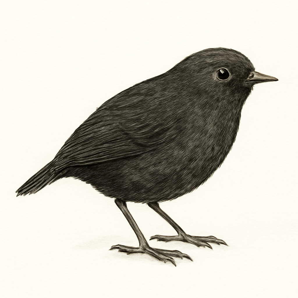 Illustration von Schwarztapaculo