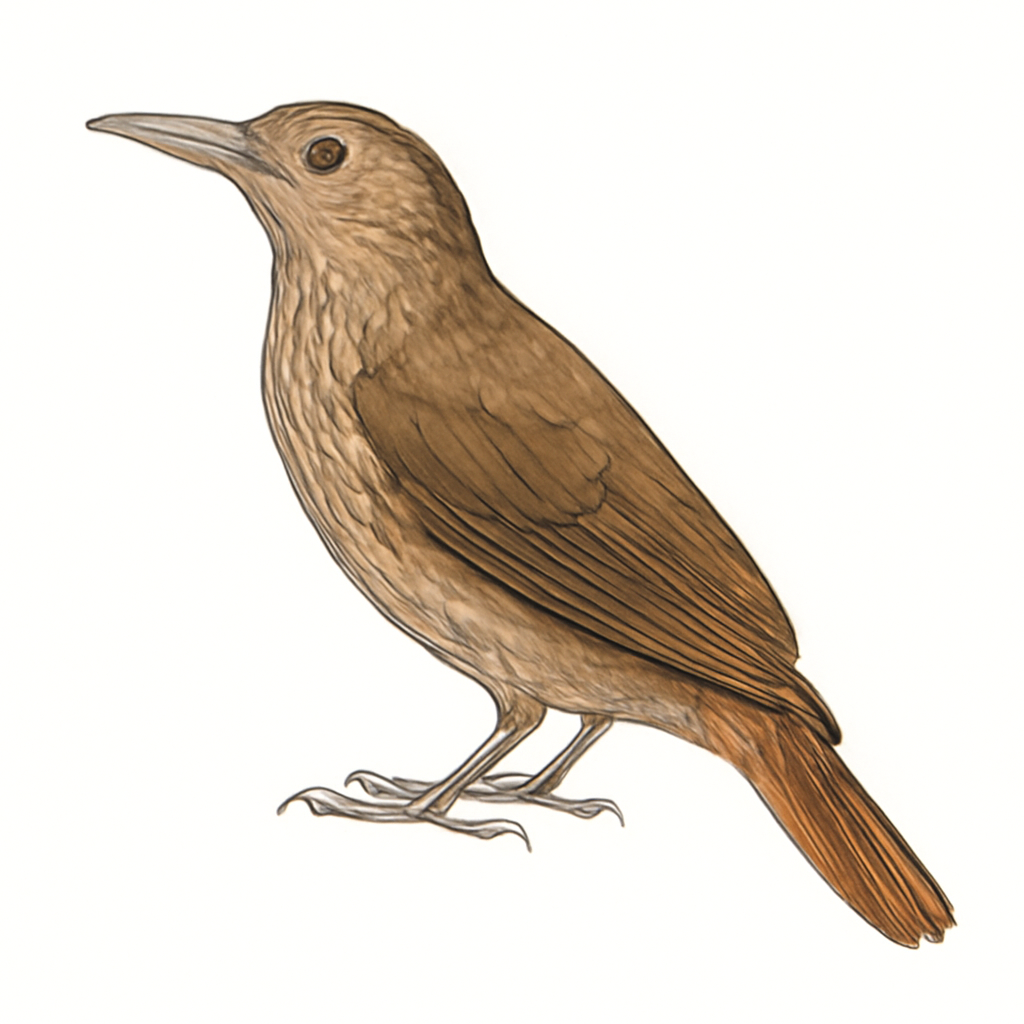 Ilustración de Trepatroncos Turdino