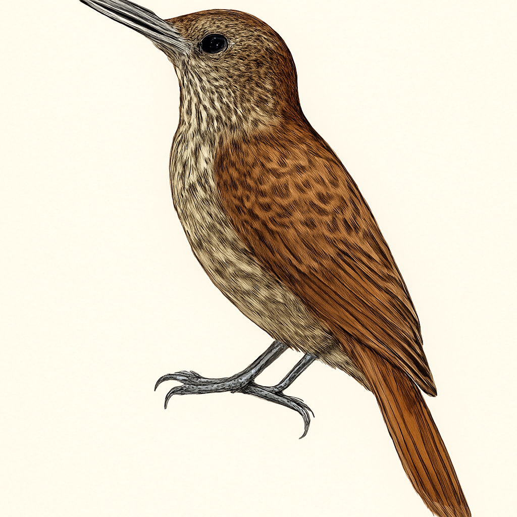 Illustrazione di Ocellated Woodcreeper