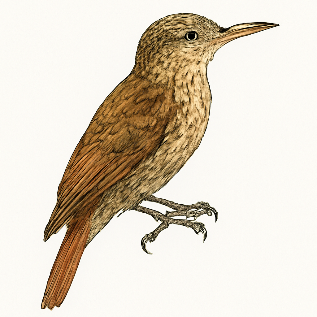 Ilustración de Trepatroncos Cacao