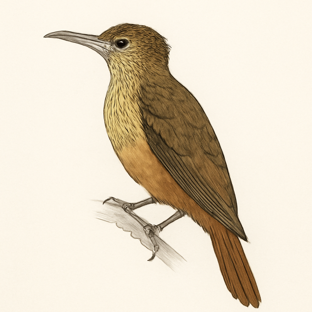 Ilustração de ivory-billed woodcreeper
