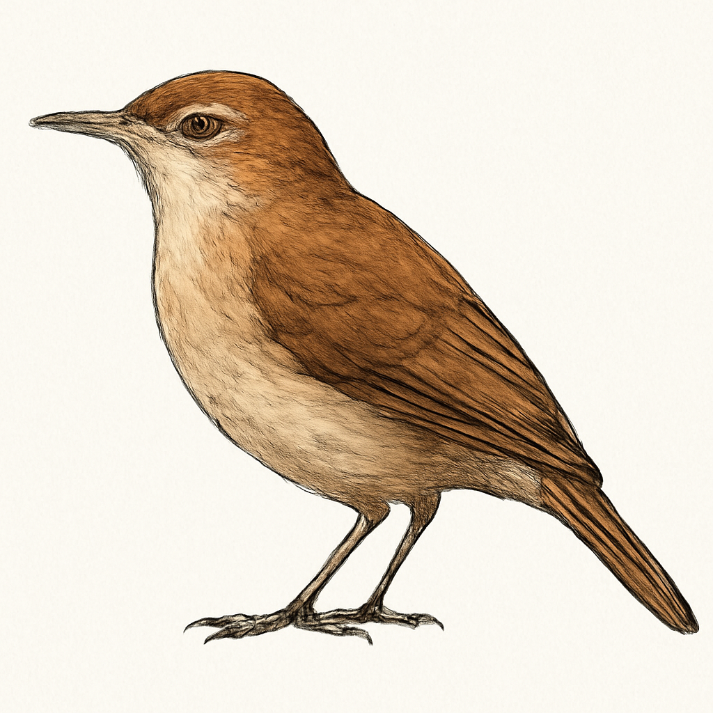 Pacific Hornero illustration