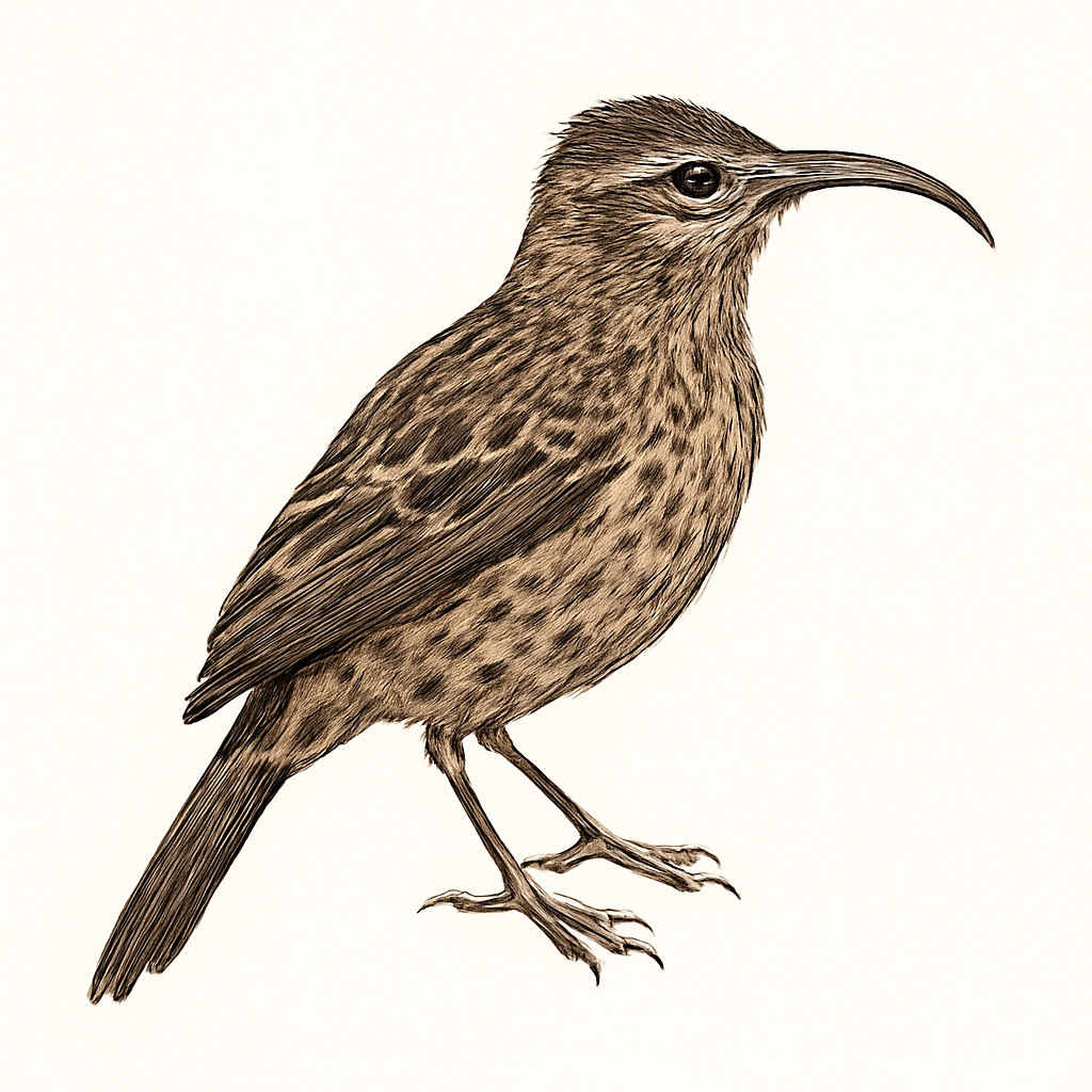 Illustration von Braunrücken-Riedschlüpfer