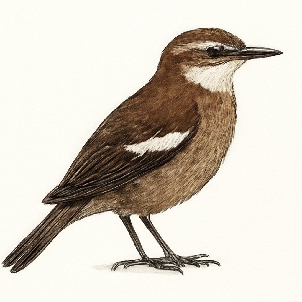 Illustration von Schwarzschwanz-Uferwipper
