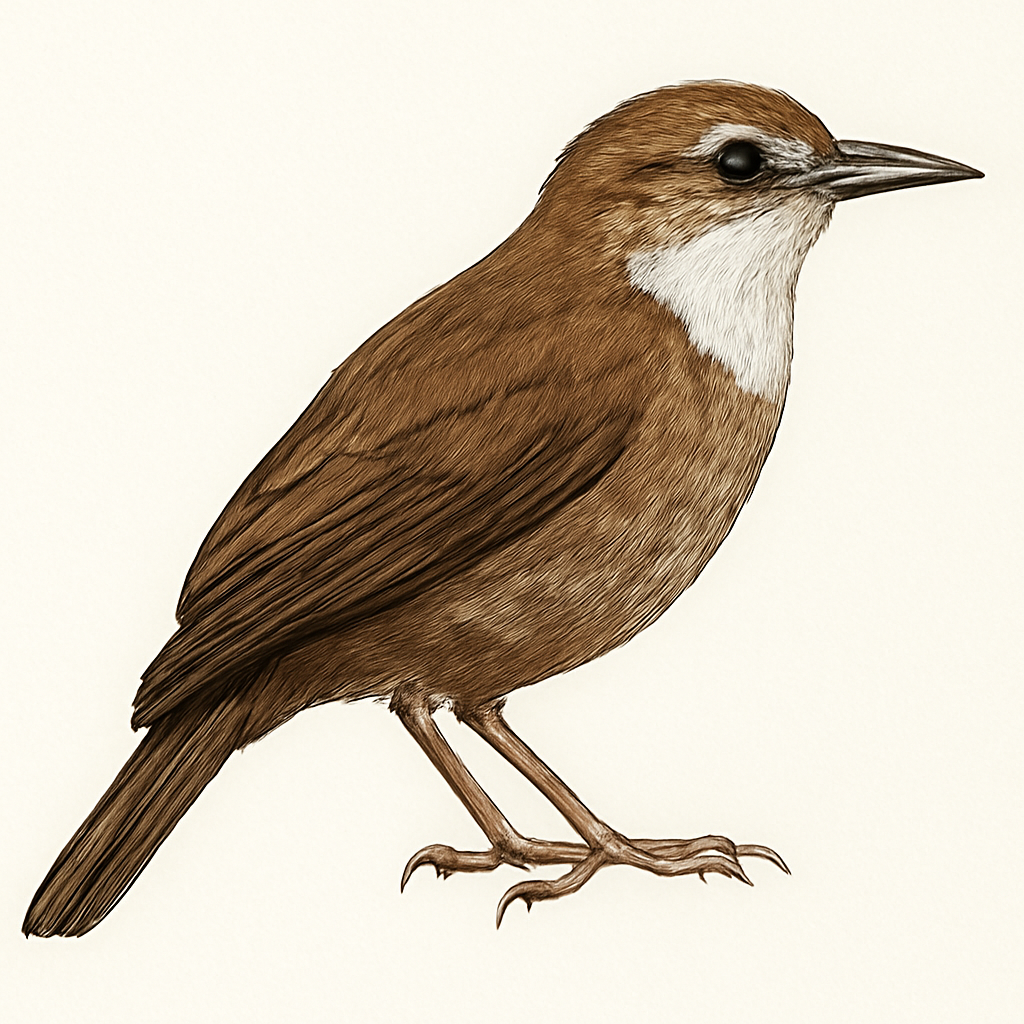 Illustration von Halsband-Baumspäher