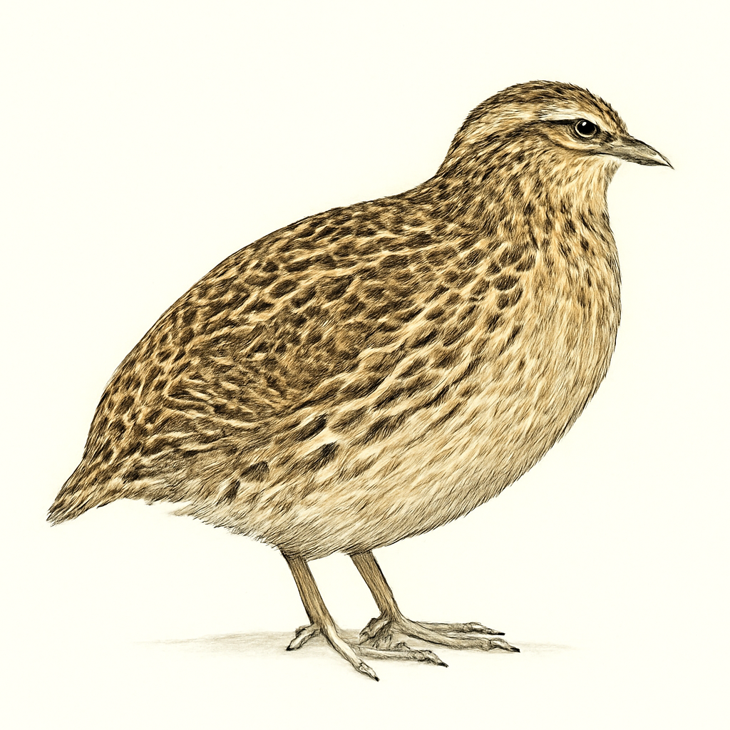Common Quail illustration