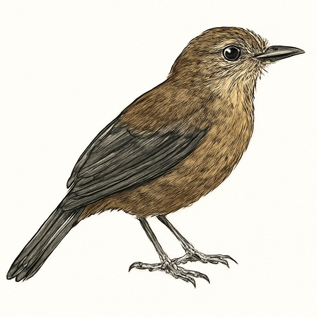 Illustration de Anabate à ailes sombres