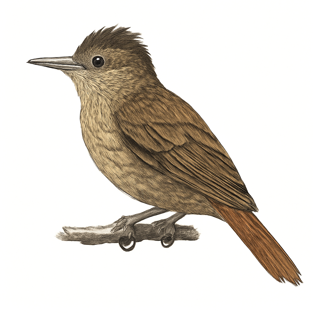 Illustration de Anabate rougequeue