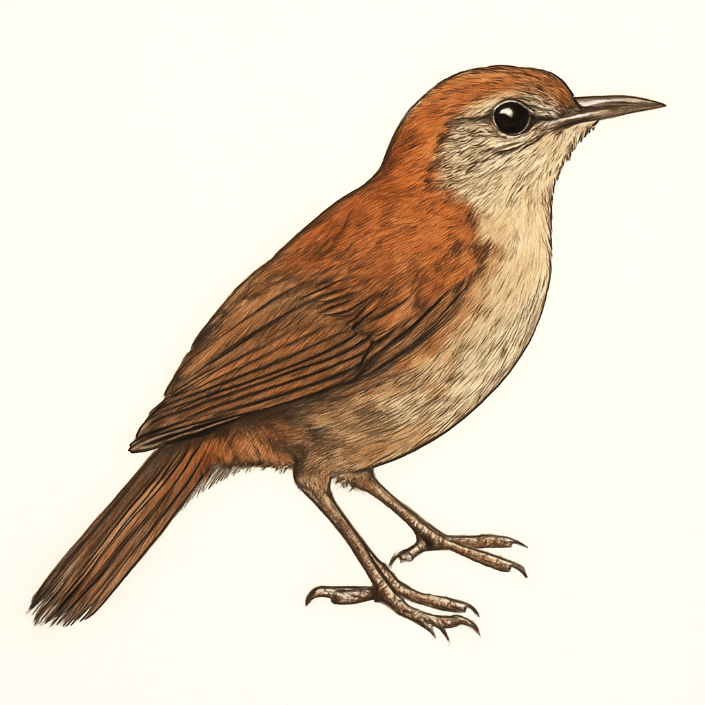 Illustration von Rötelblattspäher