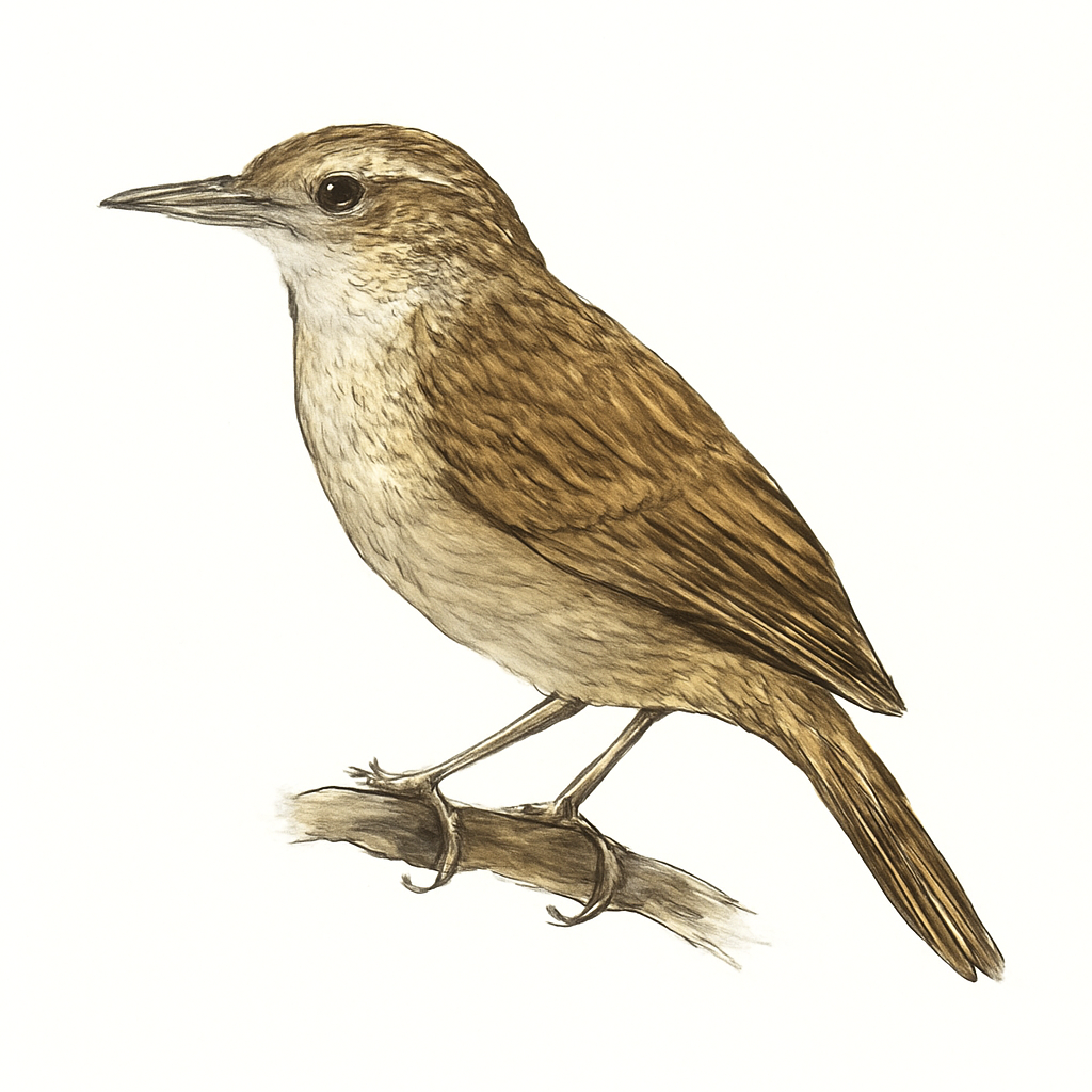 Illustration von Tepuibaumspäher