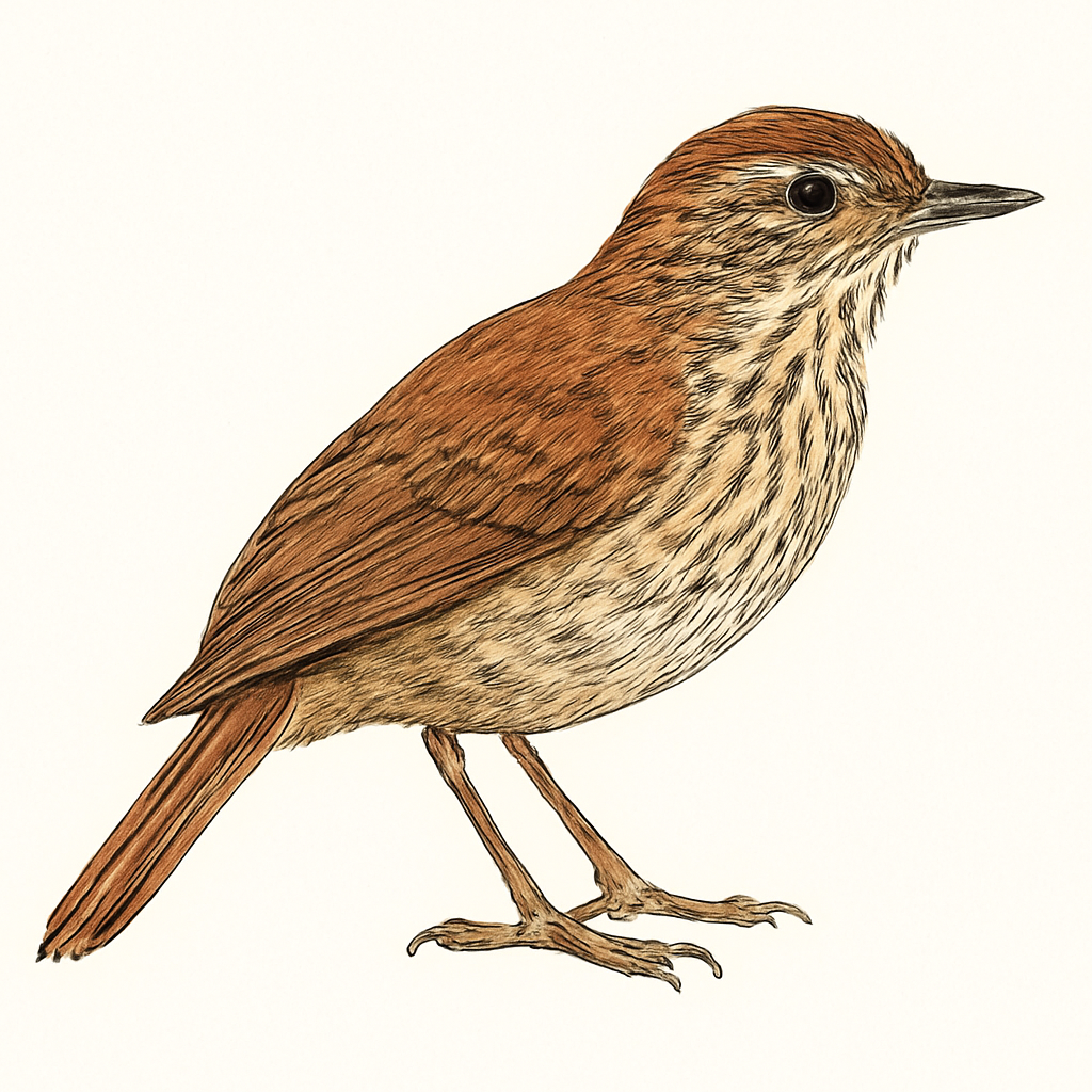 Ilustración de Trepamusgos Pechirrayado