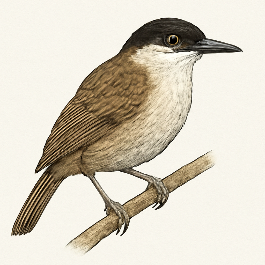 Black-billed Treehunter illustration