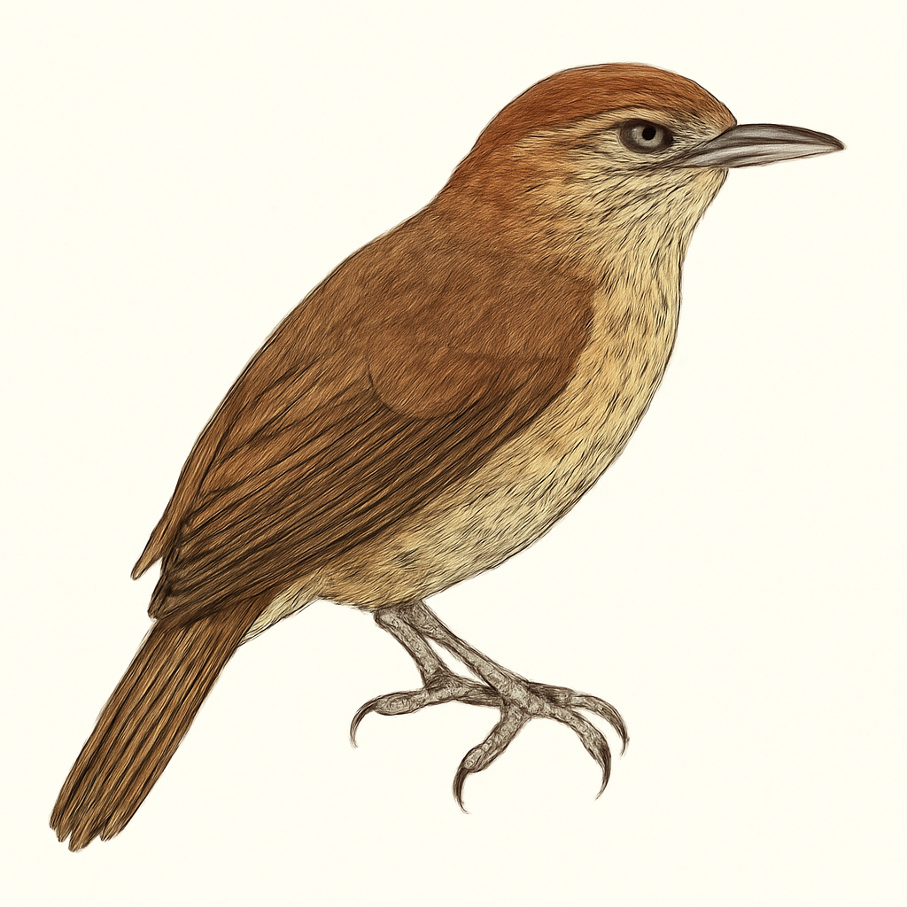 Chestnut-crowned Foliage-gleaner illustration