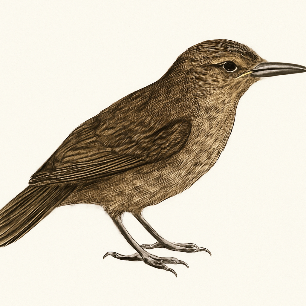 Illustration von Weißkehl-Baumspäher