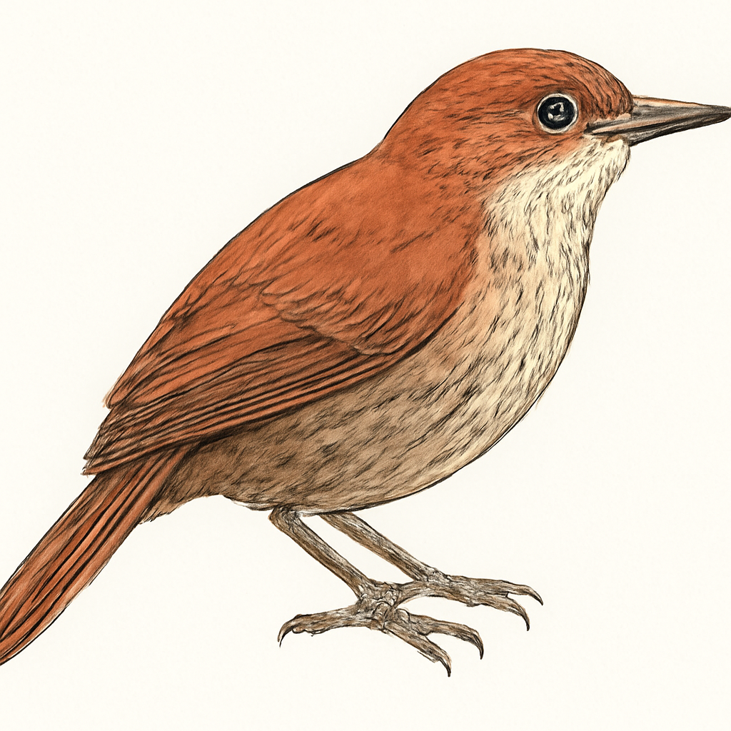 Ruddy Treerunner illustration