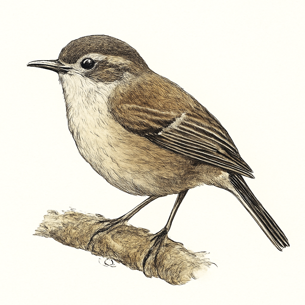 Illustrazione di Masafuera Rayadito