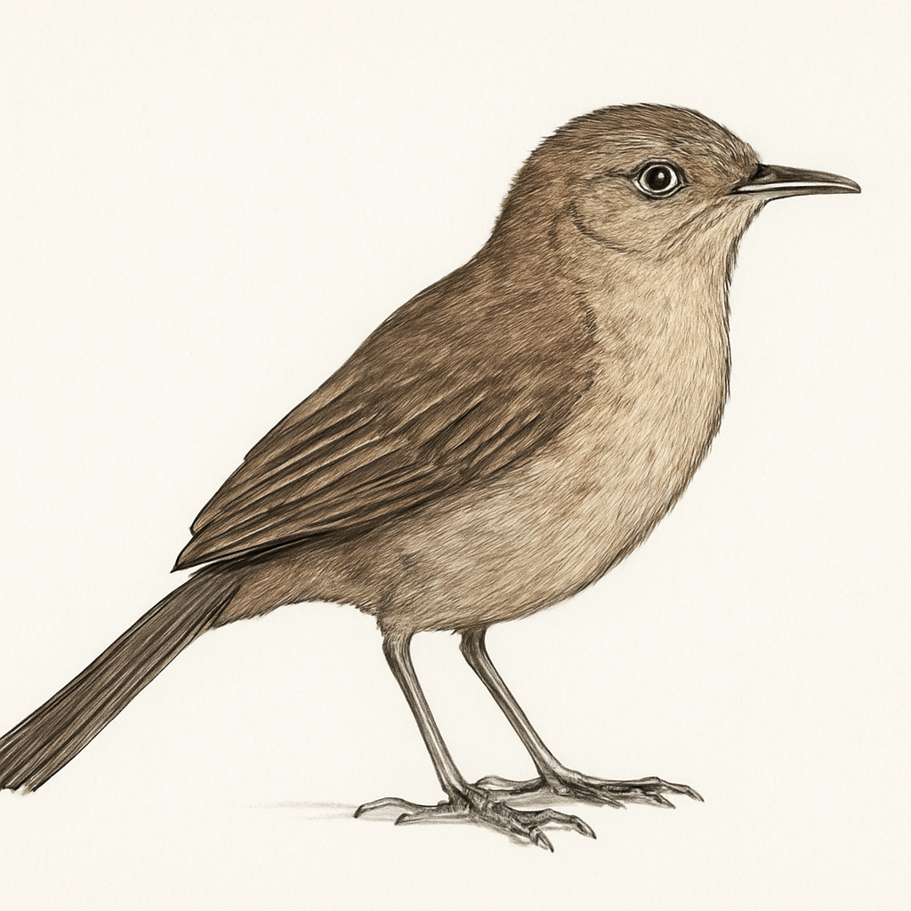 Illustration von Blasskehl-Bündelnister