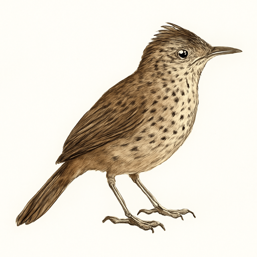 Illustration von Sprenkelbrust-Bündelnister