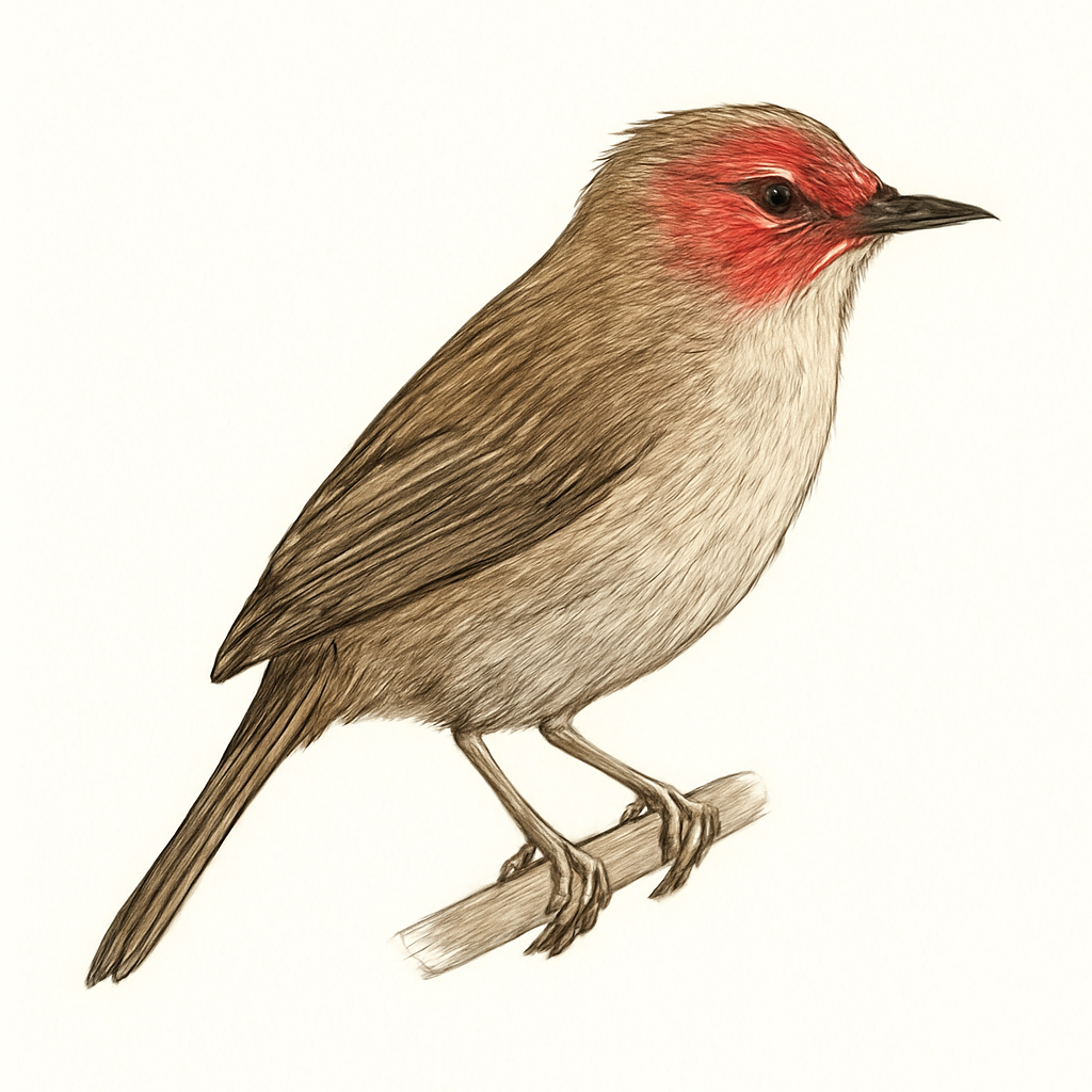 Illustrazione di Red-faced Spinetail