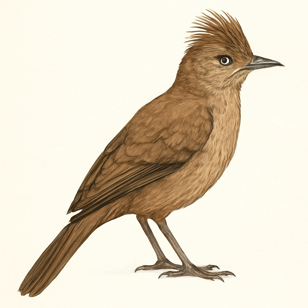 Illustration von Braunhaubenläufer