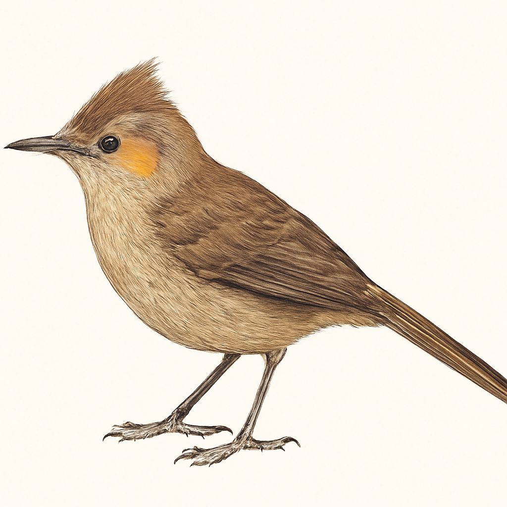 Illustrazione di Ochre-cheeked Spinetail
