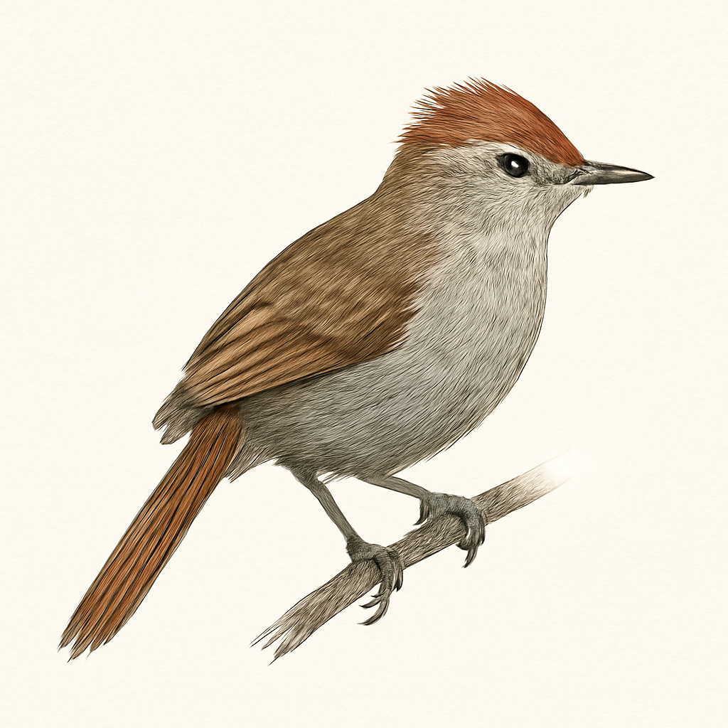 Illustrazione di Gray-bellied Spinetail