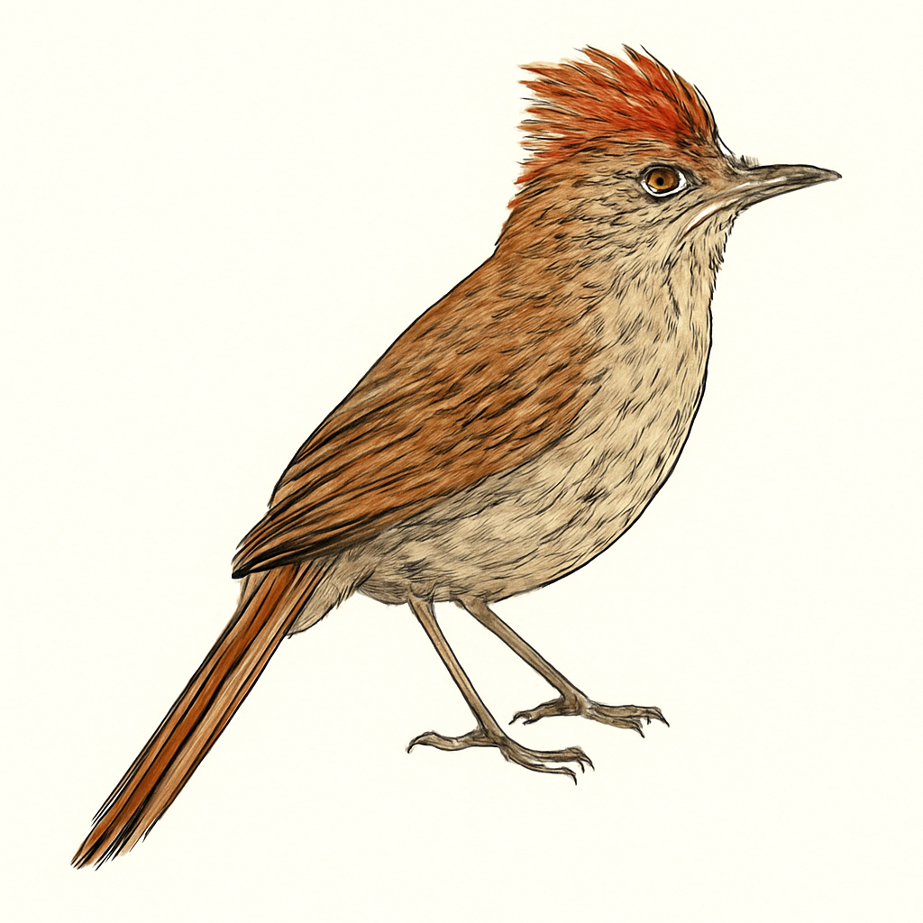 Great Spinetail illustration