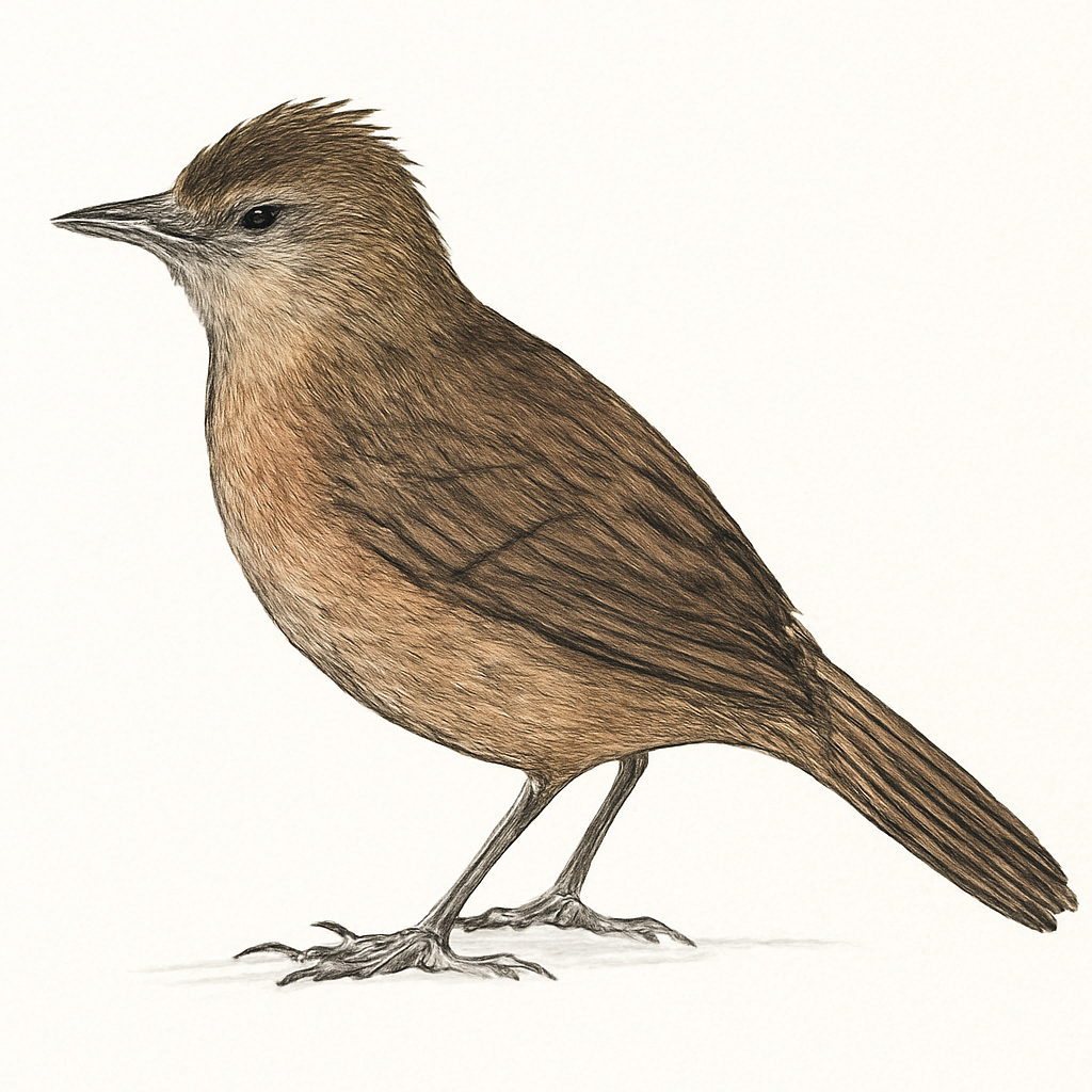 Dusky Spinetail illustration