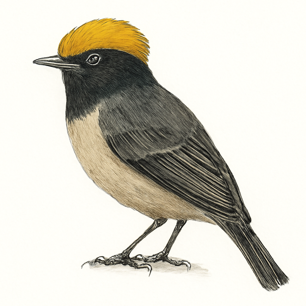 Ilustração de fruxu-do-carrasco