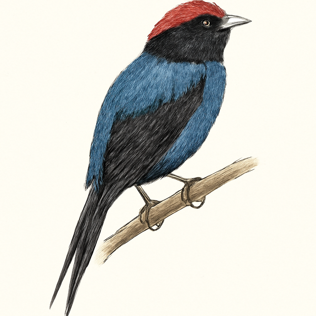 Ilustración de Saltarín Lanceolado