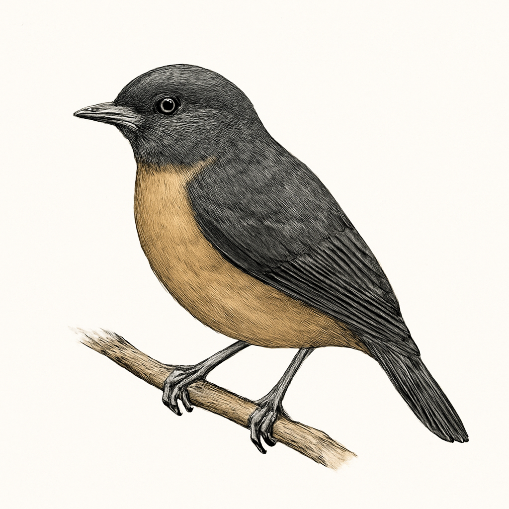 Illustration von Choco Manakin