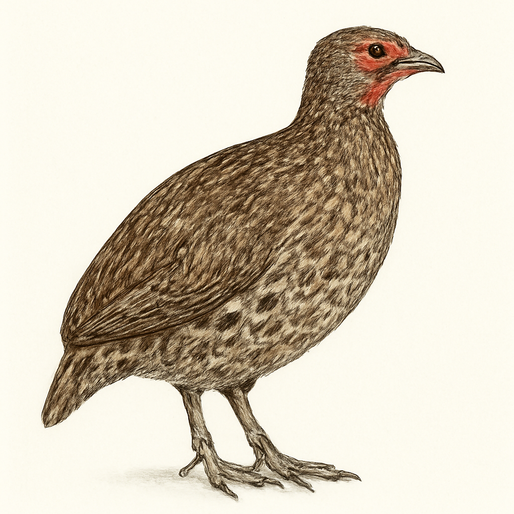 Illustration von Swierstrafrankolin