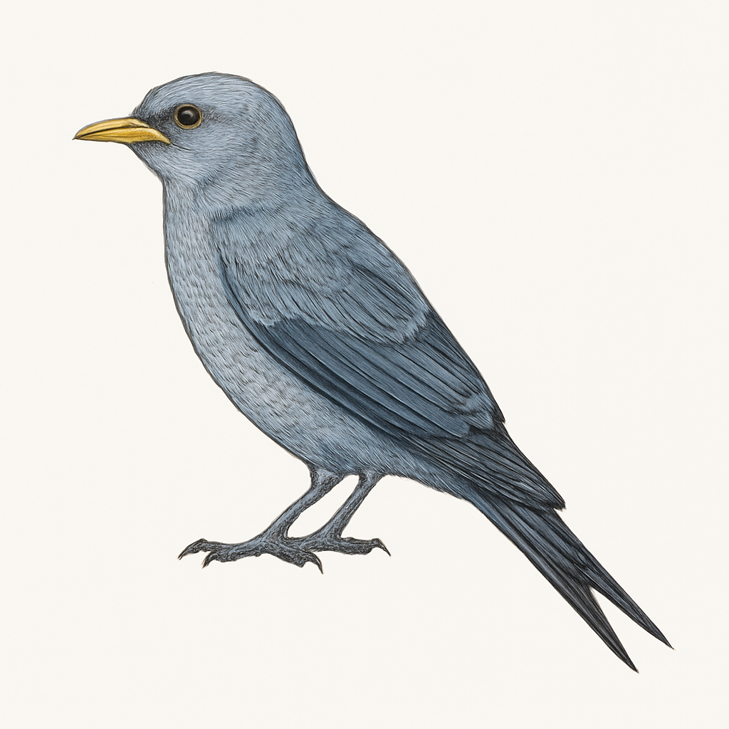 Illustrazione di Swallow-tailed Cotinga